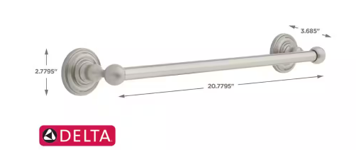 Delta - Greenwich 18 in. Towel Bar in SpotShield Brushed Nickel