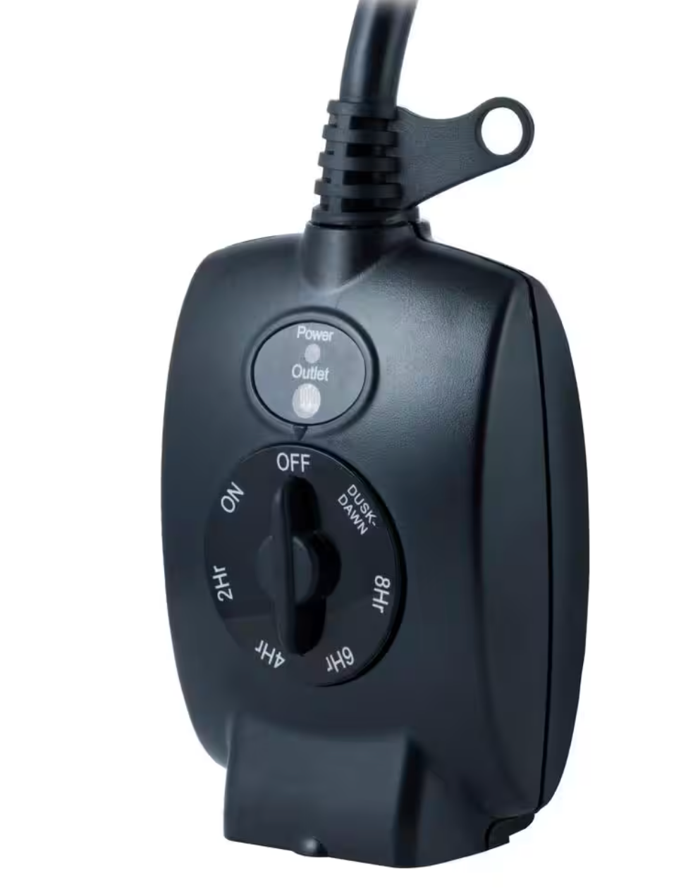 15 Amp 24-Hour Outdoor Plug-In Mechanical Dusk to Dawn Countdown Timer with Grounded Outlet