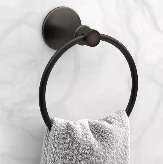 Glacier Bay- Sadira Towel Ring in Bronze
