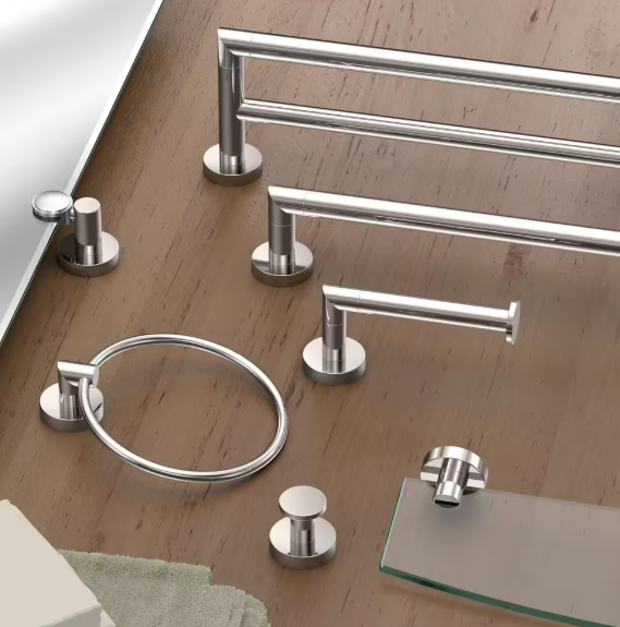 Gatco- Glam Knob Robe Hook in Polished Nickel