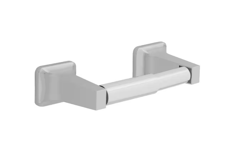 Franklin - Futura Wall Mount Spring Loaded Toilet Paper Holder Bath Hardware Accessory in Polished Chrome