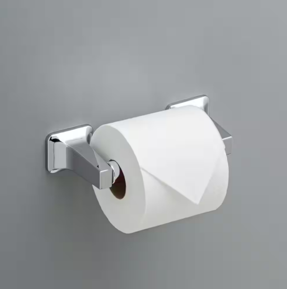 Franklin - Futura Wall Mount Spring Loaded Toilet Paper Holder Bath Hardware Accessory in Polished Chrome
