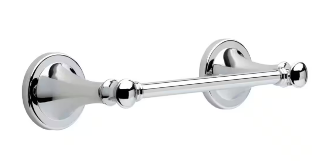 Delta- Silverton Wall Mount Pivot Arm Toilet Paper Holder Bath Hardware Accessory in Polished Chrome