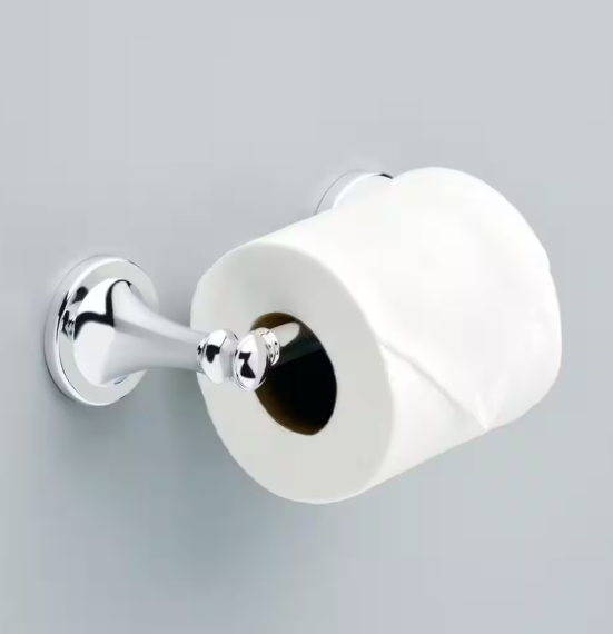 Delta- Silverton Wall Mount Pivot Arm Toilet Paper Holder Bath Hardware Accessory in Polished Chrome
