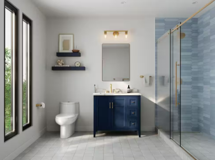 Kholer- Cursiva Towel Ring in Vibrant Brushed Moderne Brass