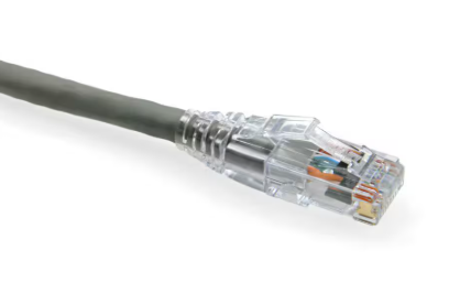Leviton- eXtreme 15 ft. Cat 6+ Patch Cord, Gray 62460-15S