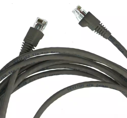 Leviton- eXtreme 15 ft. Cat 6+ Patch Cord, Gray 62460-15S