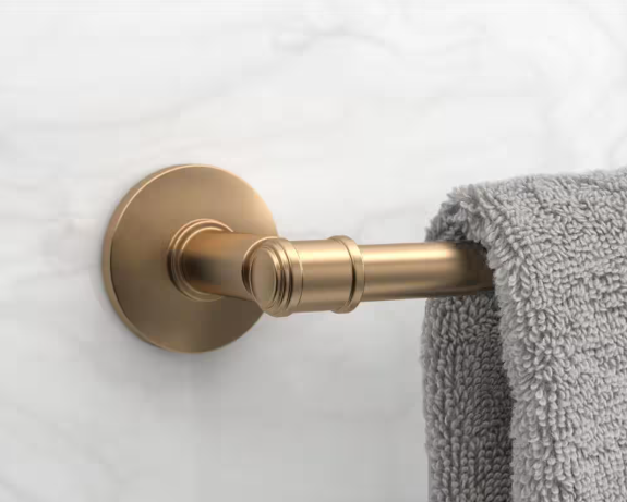 Glacier Bay- Parsons 18in Towel Bar in Brushed Gold