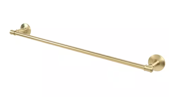 Glacier BayParsons 24 in. Towel Bar Brushed Gold