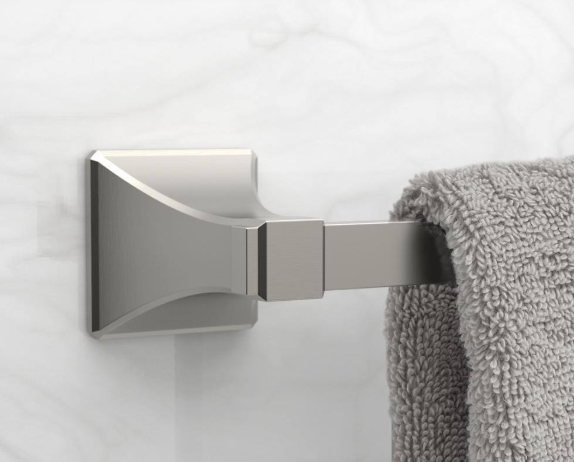 Glacier Bay- Winstead 18 in. Wall Mounted Towel Bar in Brushed Nickel
