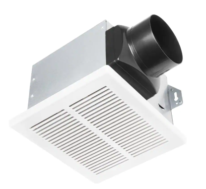 Hampton Bay- 80 CFM Ceiling Mount Room Side Installation Humidity Sensing Bathroom Exhaust Fan, ENERGY STAR