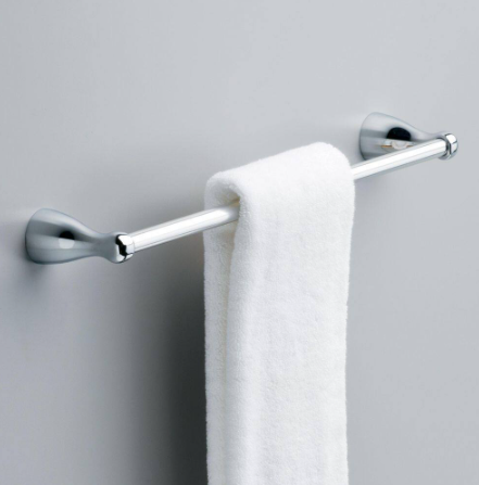 Delta- Foundations 18 in. Wall Mount Towel Bar Bath Hardware Accessory in Polished Chrome