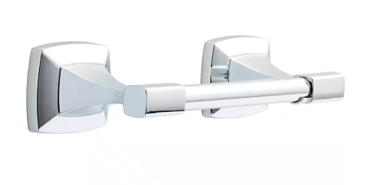Delta- Portwood Wall Mount Pivot Arm Toilet Paper Holder Bath Hardware Accessory in Polished Chrome