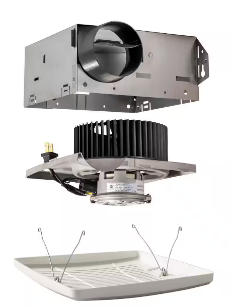 Broan-NuTone- 50 CFM Ceiling/Wall Mount Bathroom Exhaust Fan