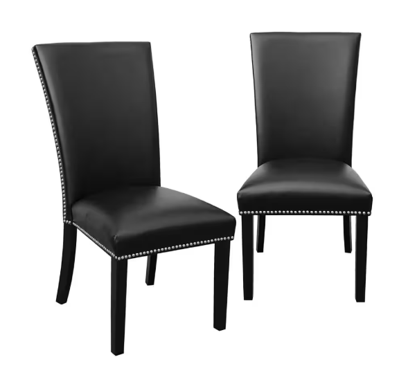 Camila Black Dining Chair (Set of 2)