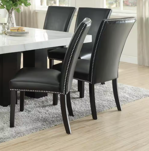 Camila Black Dining Chair (Set of 2)