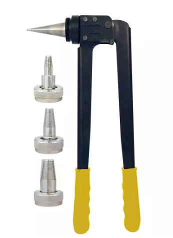PEX-A Expansion Tool Kit with 1/2 in., 3/4 in. and 1 in. Expander Heads