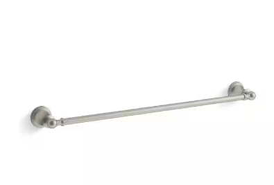KOHLER- Capilano 24 in. Towel Bar in Vibrant Brushed Nickel