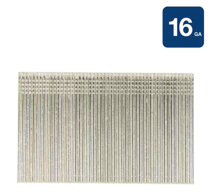 Metabo HPT 2-in 16 -Gauge Straight Galvanized Collated Finish nails 1000 -Per Box