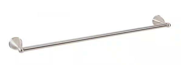 Glacier Bay- Builders 24 in. Wall Mounted Towel Bar in Spot resistant brushed nickel