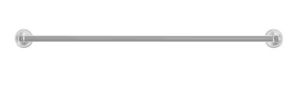 Glacier Bay- Builders 24 in. Wall Mounted Towel Bar in Spot resistant brushed nickel