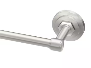 Gatco- Lizzie 18 in. Wall Mounted Towel Bar in Brushed Nickel