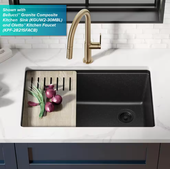 KRAUS- Kitchen Sink Strainer in Black