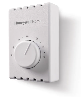 Honeywell Home- Non-Programmable Mechanical Electric Baseboard Heater Thermostat