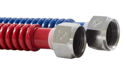 Everbilt- 3/4 in. FIP x 3/4 in. FIP 24 in. Stainless Steel Corrugated Water Heater Connector (2-Piece)