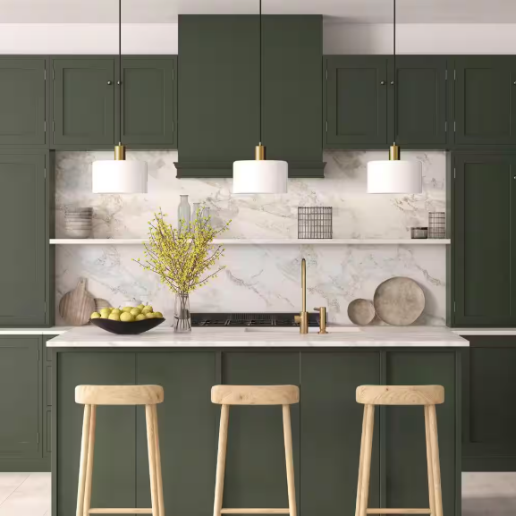 Henri 1-Light Brass Pendant with White Milk Glass Shade