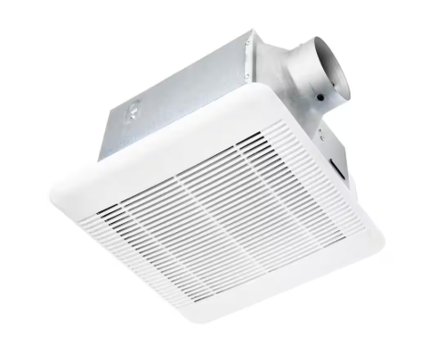 Hampton Bay- 110 CFM Ceiling Mount Room Side Installation Quick Connect Bathroom Exhaust Fan, ENERGY STAR