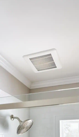 Hampton Bay- 110 CFM Ceiling Mount Room Side Installation Quick Connect Bathroom Exhaust Fan, ENERGY STAR