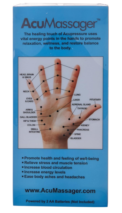 Chrome Vibrating Hand Massager