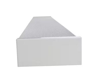 Commercial Electric 1-Pack 4 ft. 120-Volt 3800 Lumens White Integrated LED Wraparound Light with Prismatic Lens WR4840K30LPL