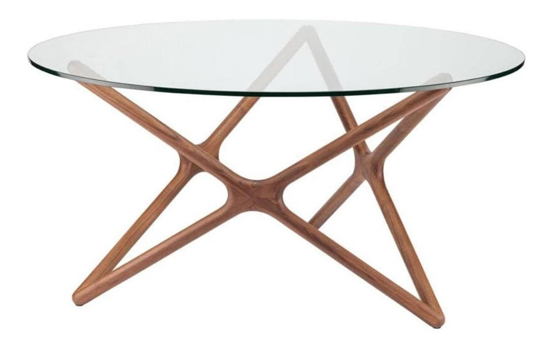 36" Inch Round Glass Table Top 1/4" Thick Flat Polish Edge Tempered by Fab Glass (TOP ONLY)