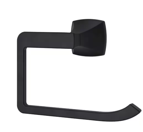 Pfister Venturi Towel Ring in Matte Black