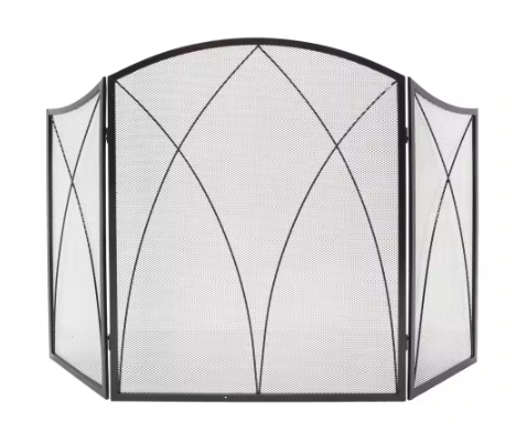 Pleasant Hearth- Arched 3-Panel Fireplace Screen