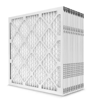 HDX 16 in. x 20 in. x 1 in. Standard Pleated Furnace Air Filter FPR 5, MERV 8 (12-Pack) HDXCP5-011620
