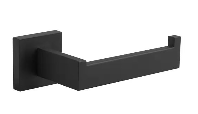 BWE Wall Mounted Toilet Paper Holder Extended Towel Bar Tissue Holder Kitchen Paper Towel Holder in Brushed Nickel A-91012-N-3