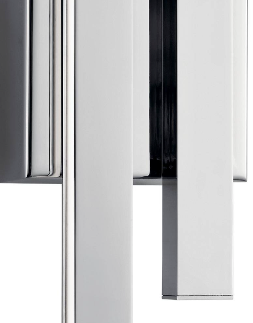 KICHLER Idril 17-Watt Chrome Integrated LED Hallway Indoor Wall Sconce Light 83702