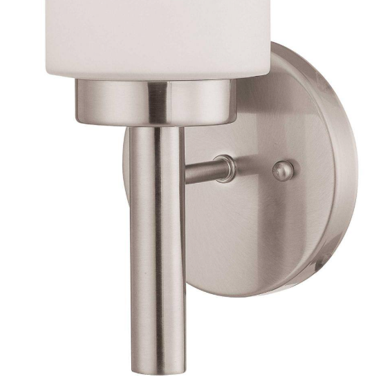 Volume Lighting 1-Light Brushed Nickel Interior Wall Sconce V2121-33