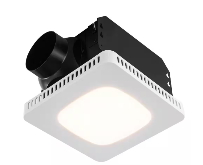 SKYSHALO- Bathroom Exhaust Fan 110 CFM Ceiling No Cut Installation Ventilation Bathroom Exhaust Fan with Low Noise, ENERGY STAR