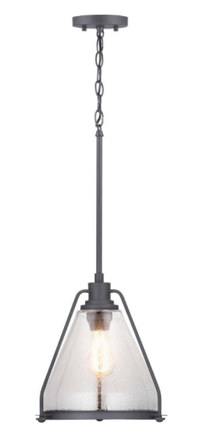 Progress Lighting Range Collection 1-Light Graphite Pendant P500135-143