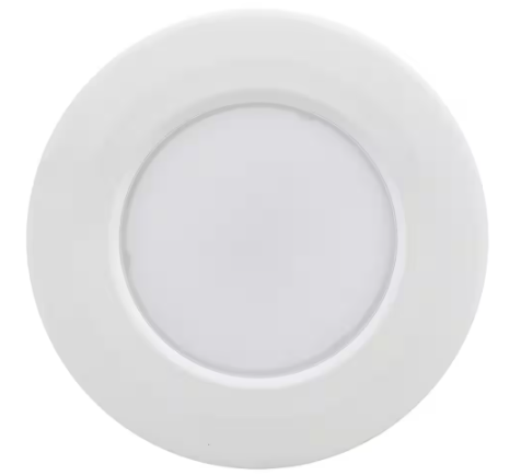 Commercial Electric 5 in./6 in.Smart Integrated LED Recessed Light Trim Wireless Adjustable CCT New Construction Remodel Powered by Hubspace 538561010