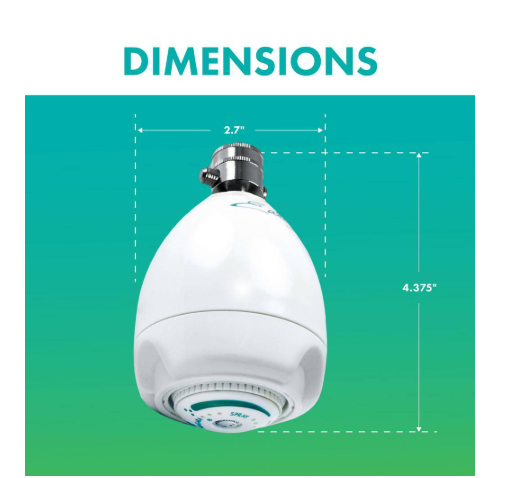 Niagara Conservation Earth Spa 3-Spray with 2 GPM 2.7 in. Wall Mount Adjustable Fixed Shower Head with Pause in White, (1-Pack) N2920-V-1PK