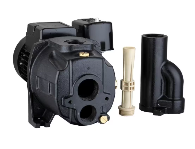 LEO 3/4 HP 115/230-Volt Cast Iron Convertible Jet Pump CJE075