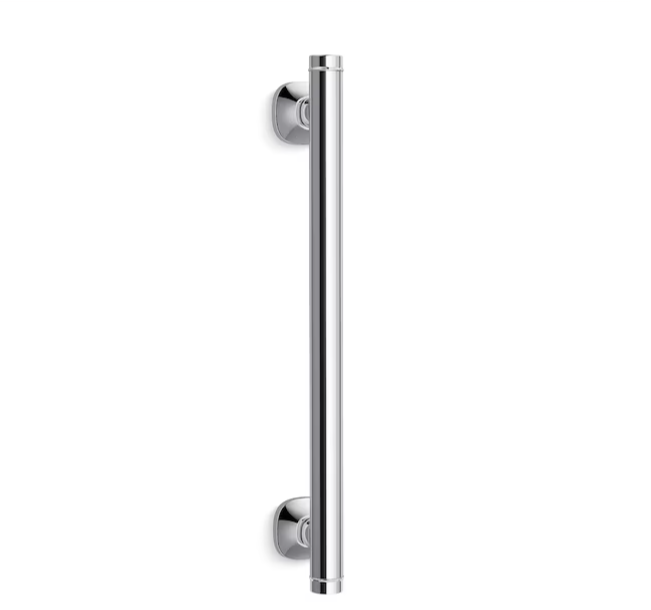 KOHLER Ealing 16-in Polished Chrome Wall mount ADA Compliant Grab Bar ( 500-lb Weight Capacity )