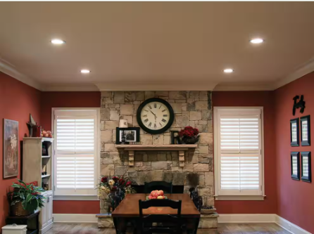 HALO 5 in. and 6 in. 2700K Integrated LED Recessed Ceiling Light Retrofit Trim at 90 CRI Warm White Title 20 Compliant LT560WH6927R-CA