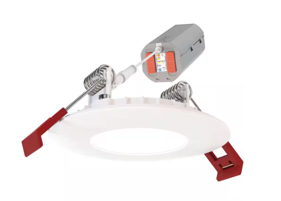 Juno Wafer 2 in. Adjustable Lumen and CCT Canless IC Rated Dimmable Integrated LED Recessed Light Trim WF2 RD ALO25 SWW5 90CRI 120 MW M6