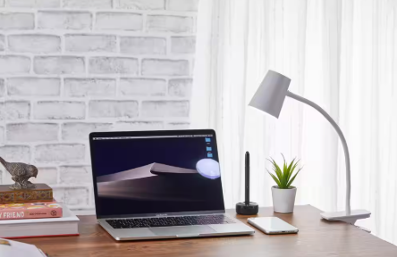 Bostitch Adjustable LED Clamp Light, 7.48 in. White, Indoor, Desk Lamp LED2103